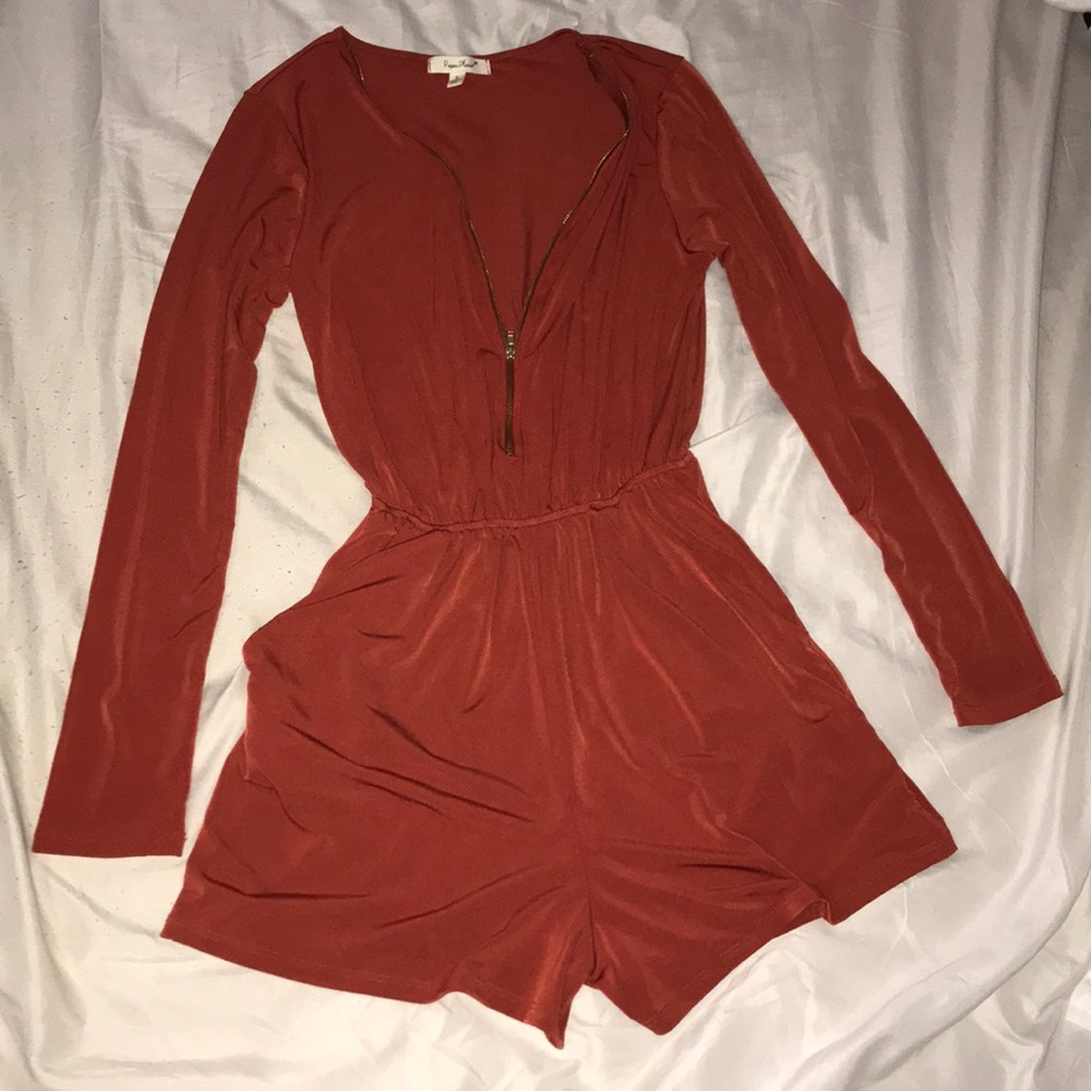 Burnt Orange Romper